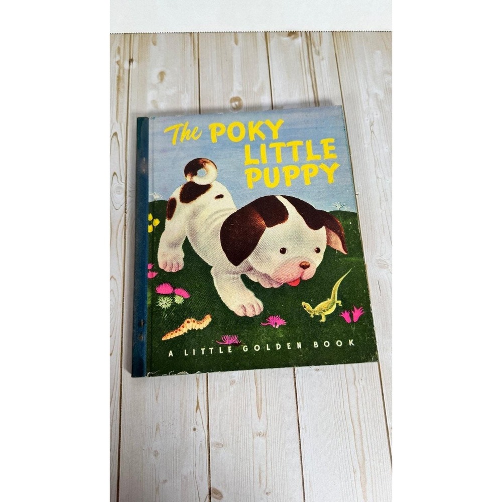 The Poky Little Puppy Janette‎ Sebring Lowrey 1946 Eleventh Printing Golden Book